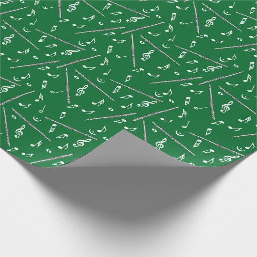 Flux Music Note Pattern Cadeaupapier (Hoek)