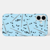 Flux Music Note Pattern Case-Mate iPhone Case (Achterkant (horizontaal))