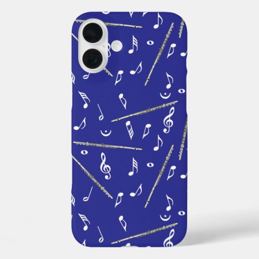 Flux Music Note Pattern Case-Mate iPhone Case (Achterkant)