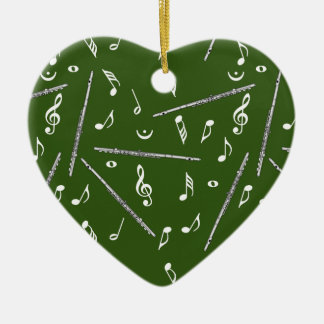 Flux Music Note Pattern Keramisch Ornament