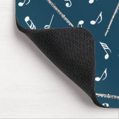 Flux Music Note Pattern Muismat (Hoek)