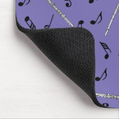 Flux Music Note Pattern Muismat (Hoek)