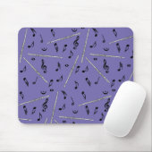 Flux Music Note Pattern Muismat (Met muis)