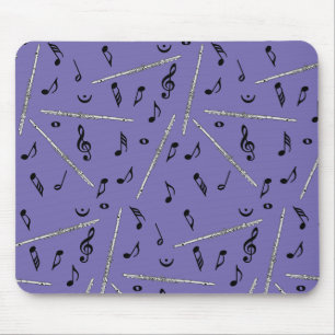 Flux Music Note Pattern Muismat