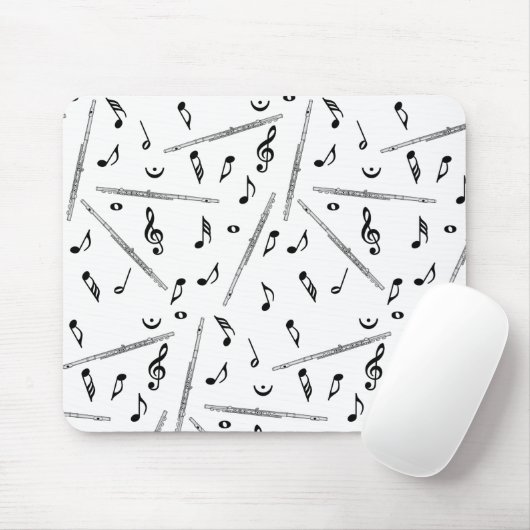 Flux Music Note Pattern Muismat (Met muis)