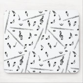 Flux Music Note Pattern Muismat (Voorkant)