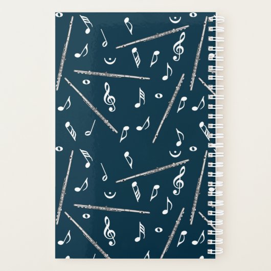 Flux Music Note Pattern Planner (Achterkant)