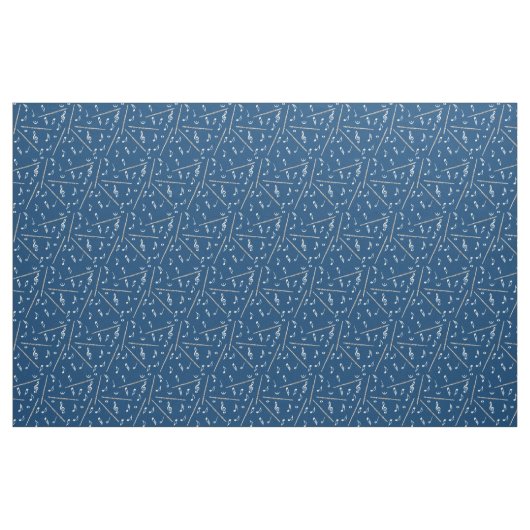 Flux Music Note Pattern Stof (Yard (91,4 cm))