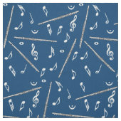 Flux Music Note Pattern Stof (Swatch)
