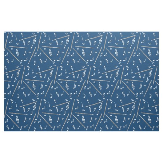 Flux Music Note Pattern Stof (Fat Quarter)