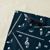 Flux Music Note Pattern Strandlaken (In situ)