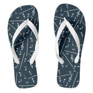 Flux Music Note Pattern Teenslippers