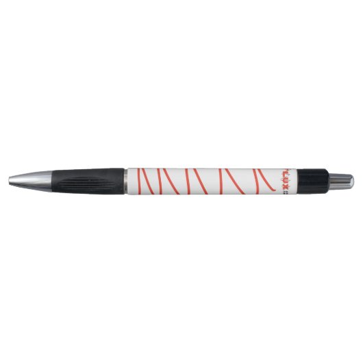 Flux Swirl Ballpoint Pen - Rood (Voorkant)