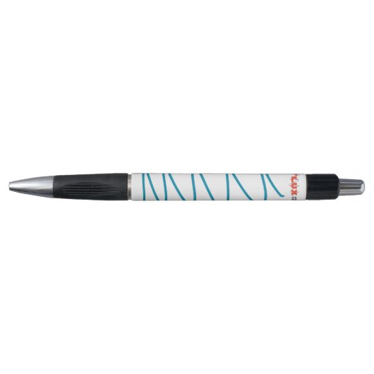 Flux Swirl Balpen - Turkoois Pen (Voorkant)