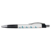 Flux Swirl Balpen - Turkoois Pen (Bovenkant)