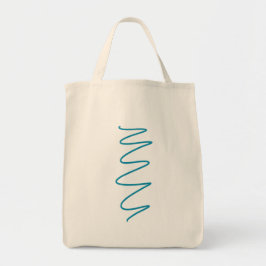 Flux Swirl Canvas Canvas tas - Blauwgroen