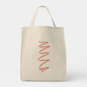 Flux Swirl Canvas Canvas tas - Rood (Achterkant)