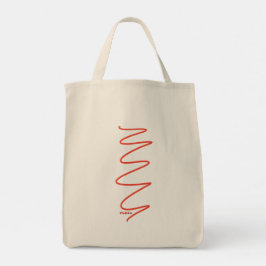 Flux Swirl Canvas Canvas tas - Rood
