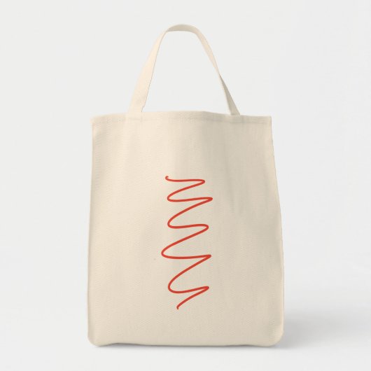 Flux Swirl Canvas Canvas tas - Rood (Voorkant)