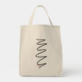 Flux Swirl Canvas Canvas tas - Zwart