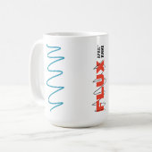 "Flux Swirl" koffie Mok (Voorkant links)