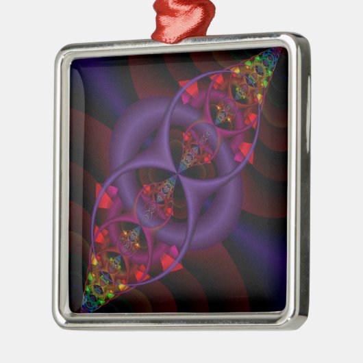 Fluxcondensator Metalen Ornament (Links)