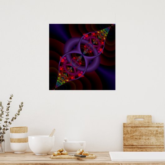 Fluxcondensator Poster (Keuken)