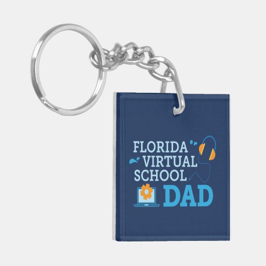 FLVS Dad, Navy Sleutelhanger (Voorkant Links)