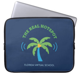 FLVS - De echte hotspot, Navy Laptop Sleeve