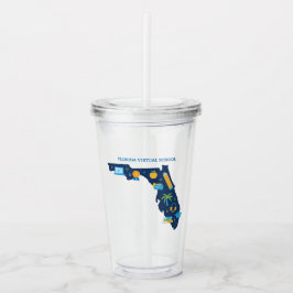 FLVS, Florida Tumbler Acryl Drinkbeker