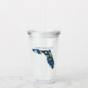 FLVS, Florida Tumbler Acryl Drinkbeker