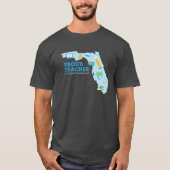 FLVS Proud Teacher, Florida T-Shirt (grijs) (Voorkant)