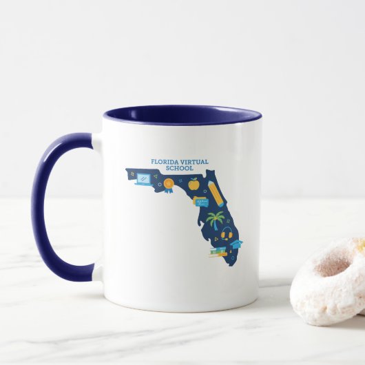 FLVS Staat Florida Mok (Met donut)