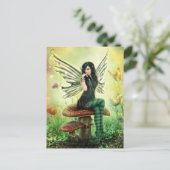 Fly agaric Fairy Briefkaart (Staand voorkant)