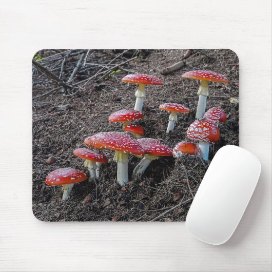 Fly agaric muismat (Met muis)