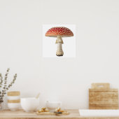 Fly Agaric Mushroom Poster (Keuken)