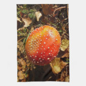 Fly Agaric Mushroom Tea Towel Theedoek (Verticaal)