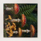 Fly Agaric Mushrooms Forest Botanical Legpuzzel (Horizontaal)