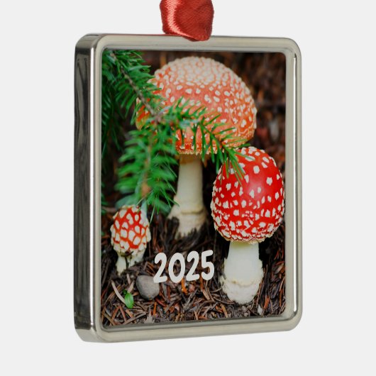 Fly Agaric Mushrooms Ornament (Rechts)