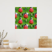 Fly Agaric-paddenstoelen Poster (Keuken)