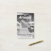 Fly Airways vintage reisbureau poster. Post-it® Notes (Op bureau)