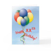 Fly-Away Ballonbundel Gelukkige Verjaardag