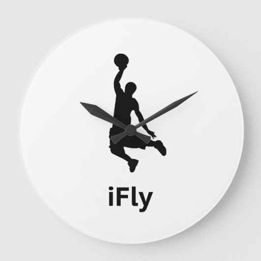 Fly Basketball Grote Klok (Voorkant)