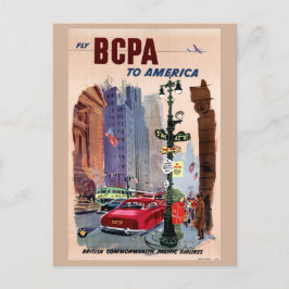 Fly BCPA aan de Schrijver van Amerika teruggezet Briefkaart