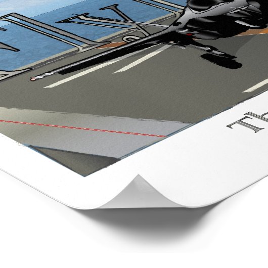 Fly Boy - Boys Room Wall Art Poster (Hoek)