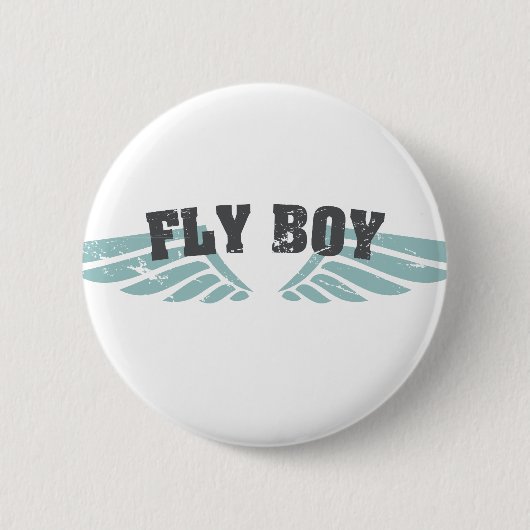 Fly Boy Ronde Button 5,7 Cm (Voorkant)