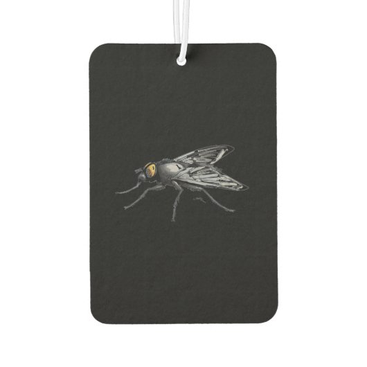 Fly Buddy gigantische vlieg zwarte auto luchtverfr Luchtverfrisser (Achterkant)