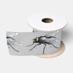 Fly Buddy grijs lint spoel