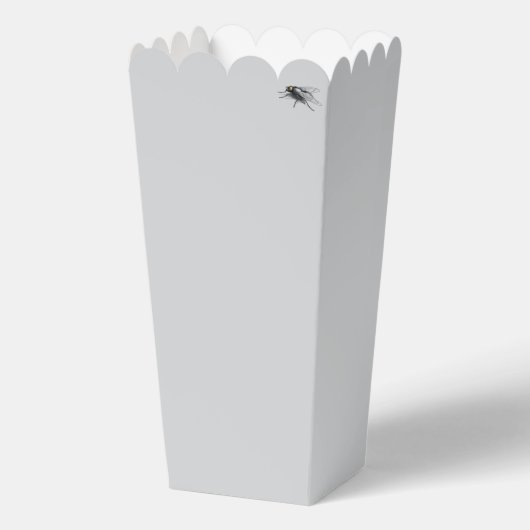 Fly Buddy grijze popcorn dozen Bedankdoosjes (Voorkant)