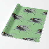 Fly Buddy groen mat inpakpapier (Uitgerold)